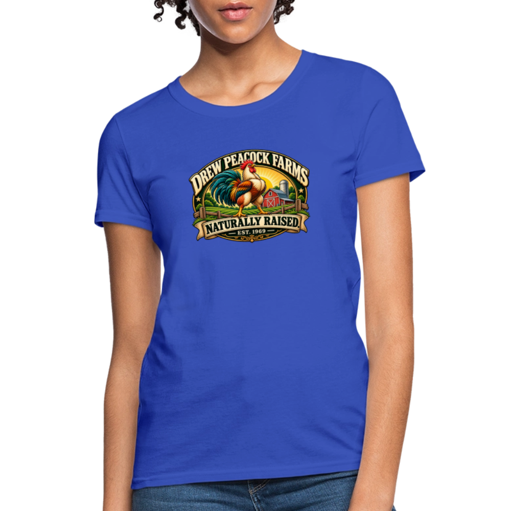 Drew Peacock Farms Women's T-Shirt - royal blue