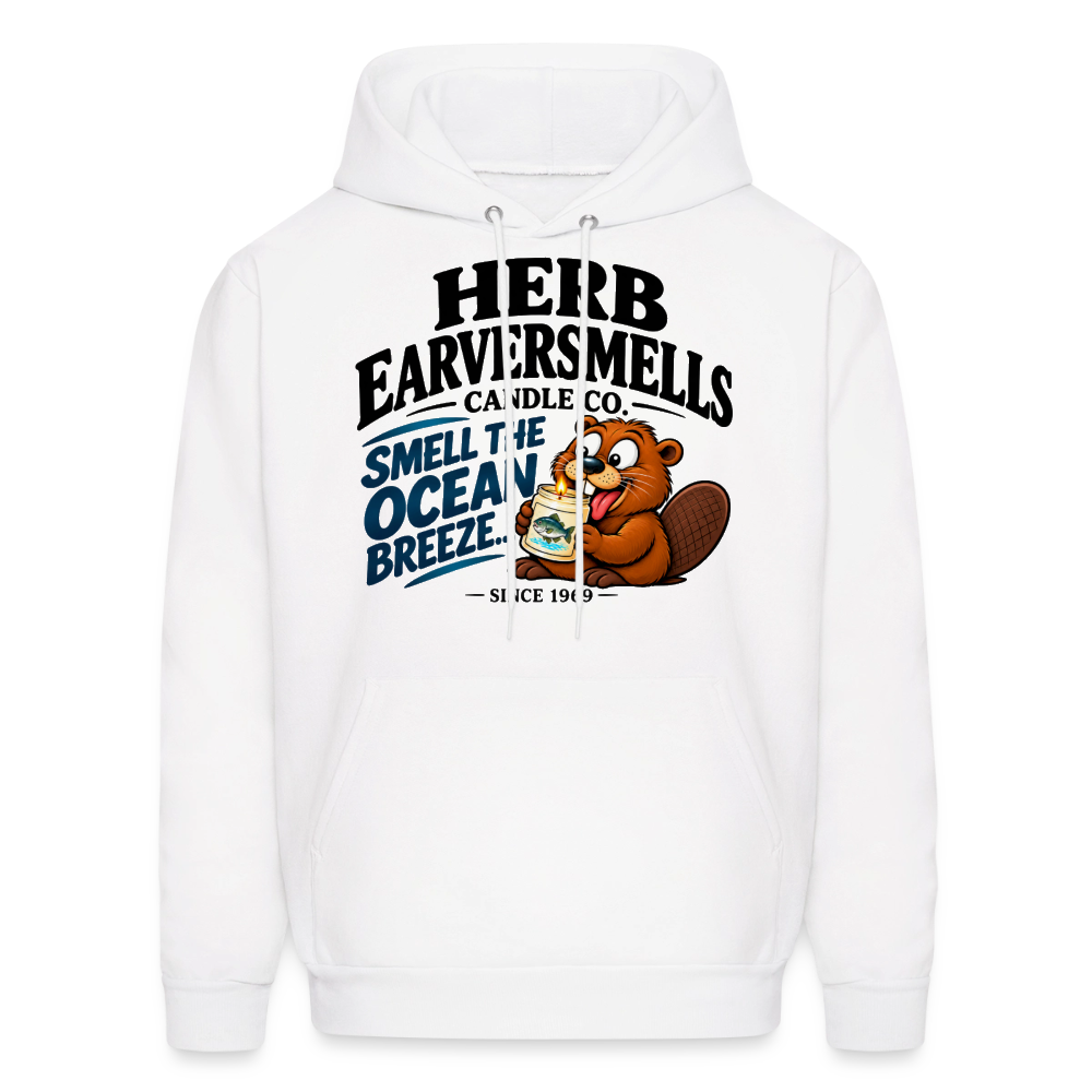 Herb Eaversmells Candle Company Hoodie Color: White