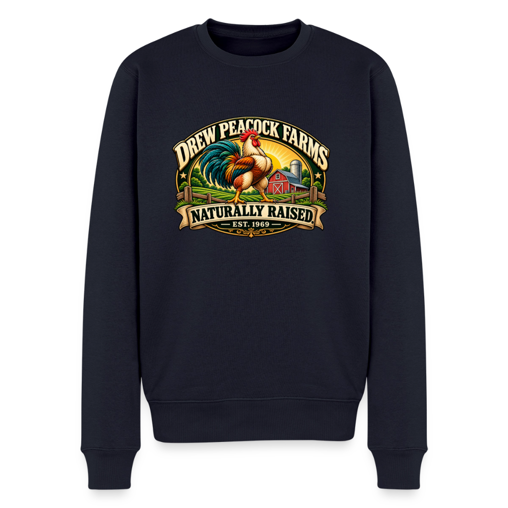 Drew Peacock Farms Men's Premium Sweatshirt Color: Navy