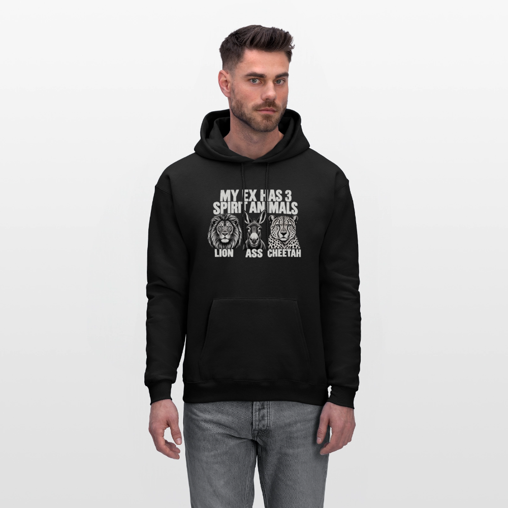 My Ex Has Three Spirit Animals Hoodie - black