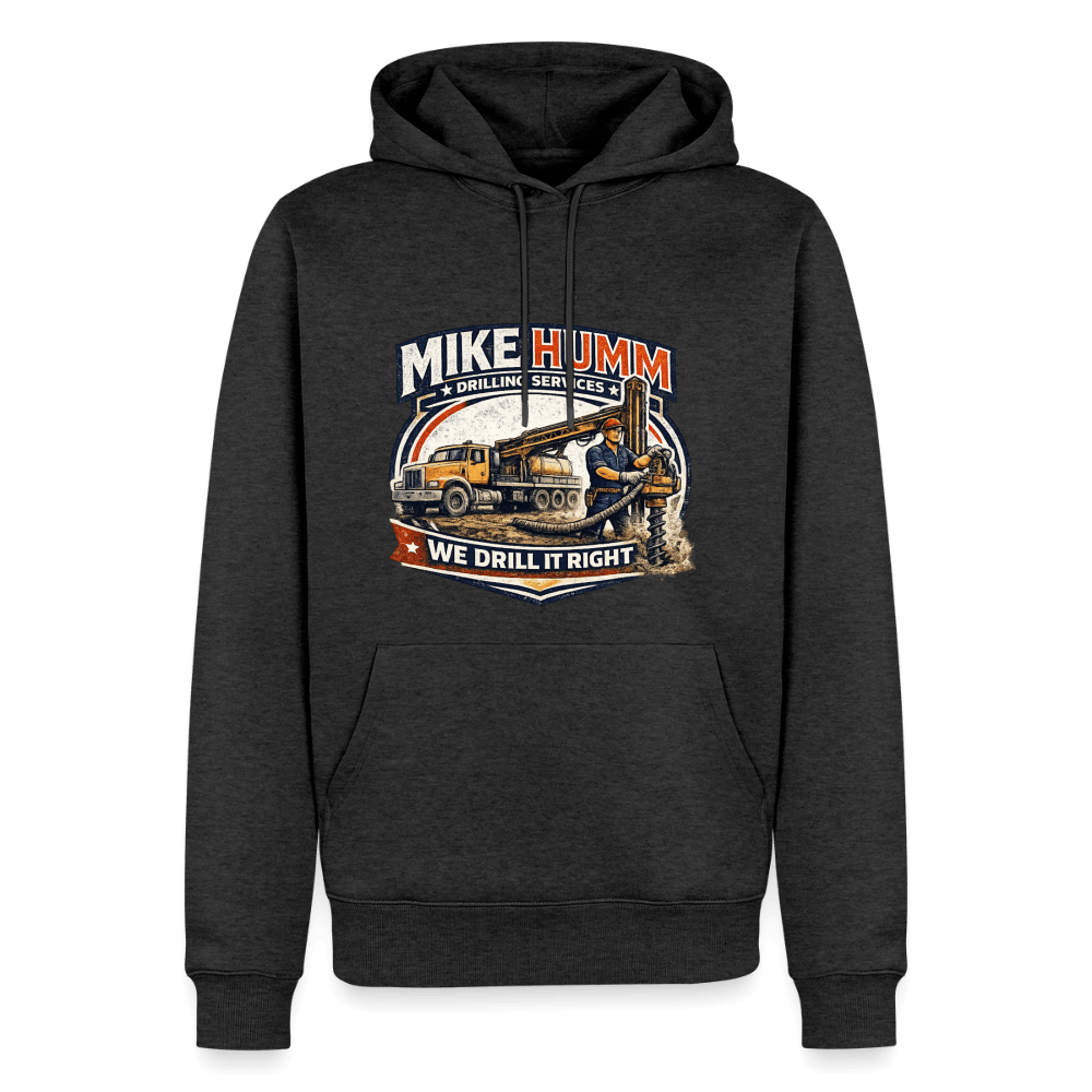 Mike Humm Drilling Service Funny Premium Hoodie Color: Heather Anthracite