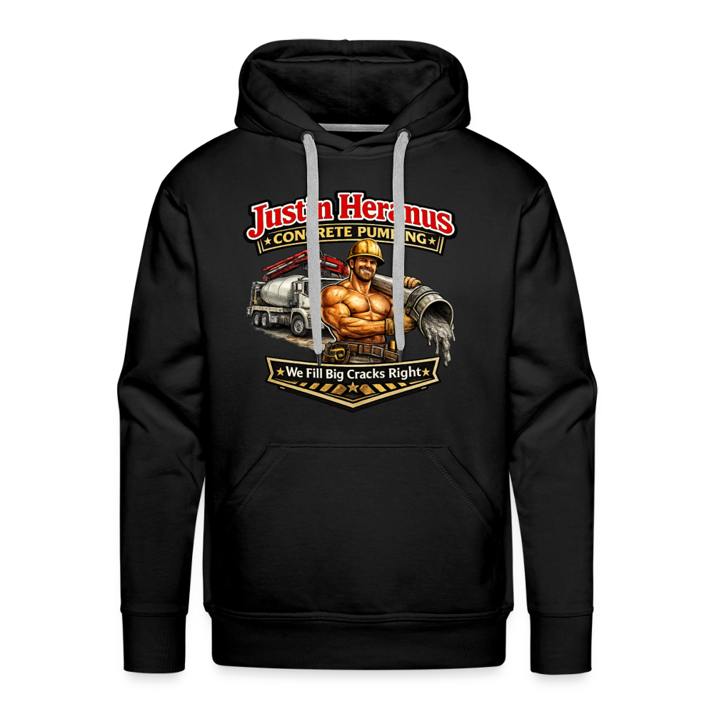 Justin Heranus Concrete Pumping Premium Hoodie - black