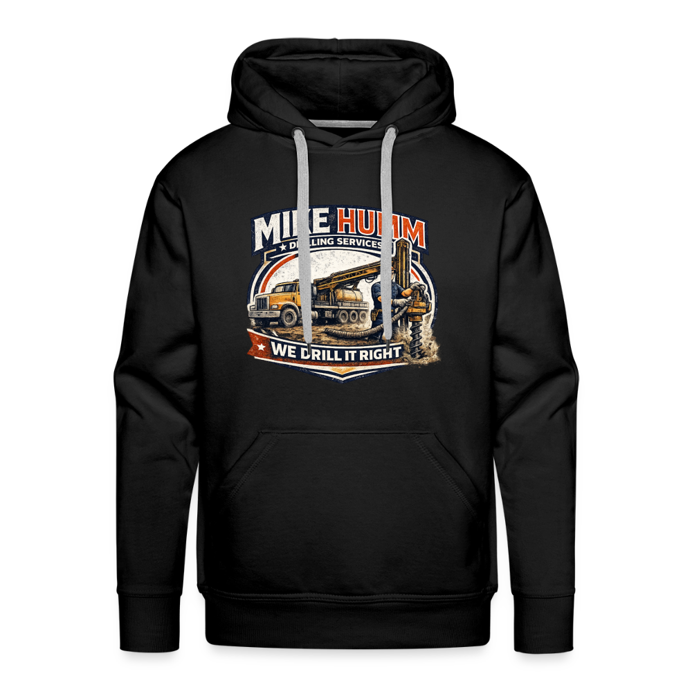 Mike Humm Drilling Service Funny Premium Hoodie - black