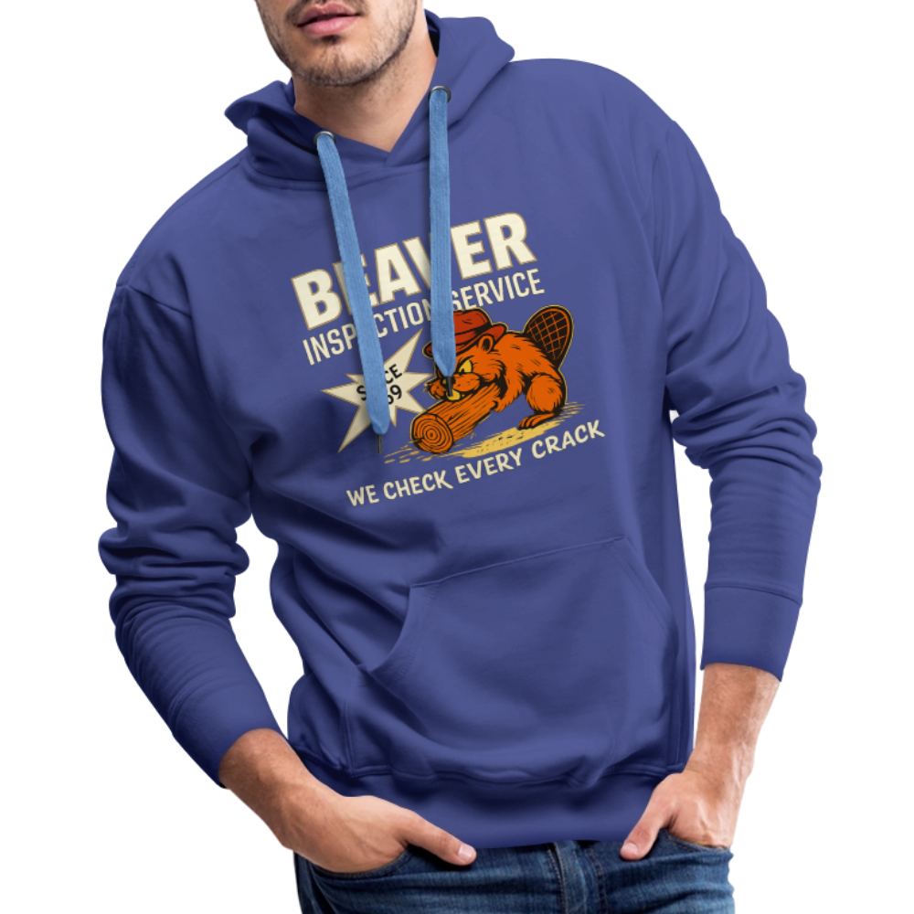 Beaver Inspection Service Adult Humor Premium Hoodie Color: Black