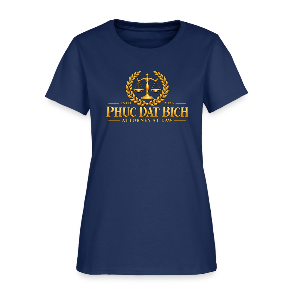 Phuc Dat Bich Attorney At Law Women's T-Shirt -  blue dusk