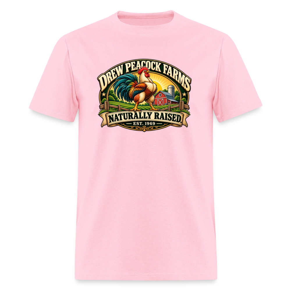 Drew Peacock Farms T-Shirt - pink