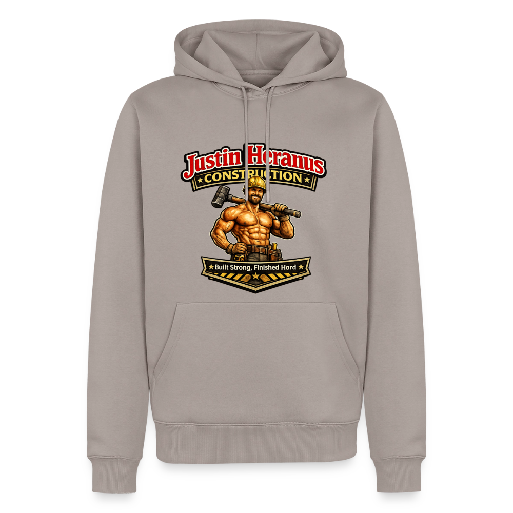Justin Heranus Construction Premium Hoodie - taupe