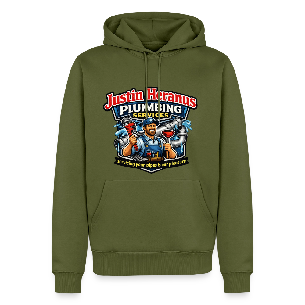 Justin Heranus Plumbing Premium Hoodie - khaki green 