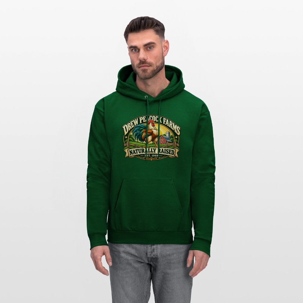 Drew Peacock Farms Hoodie Color: Carolina Blue