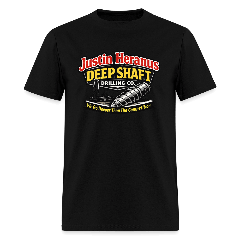 Justin Heranus Deep Shaft Drilling T-Shirt Color: Black