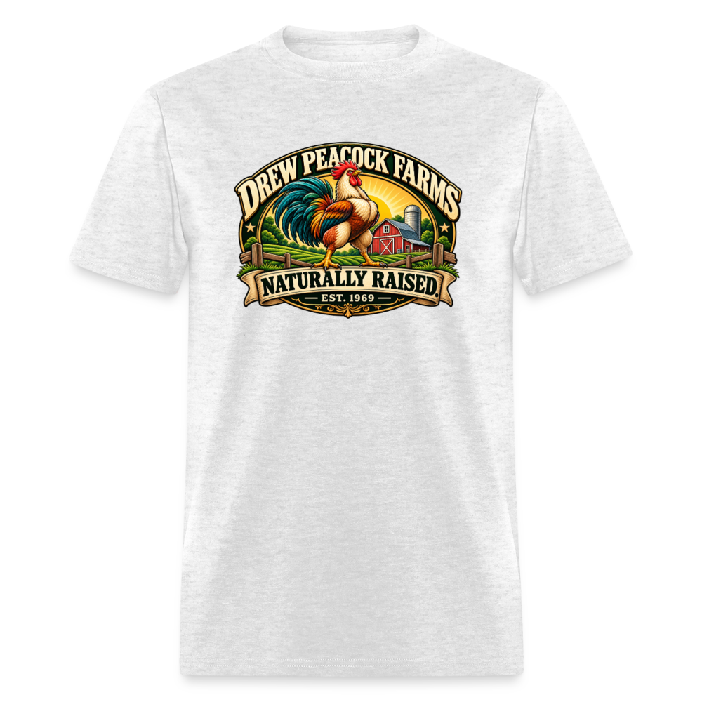 Drew Peacock Farms T-Shirt - light heather gray