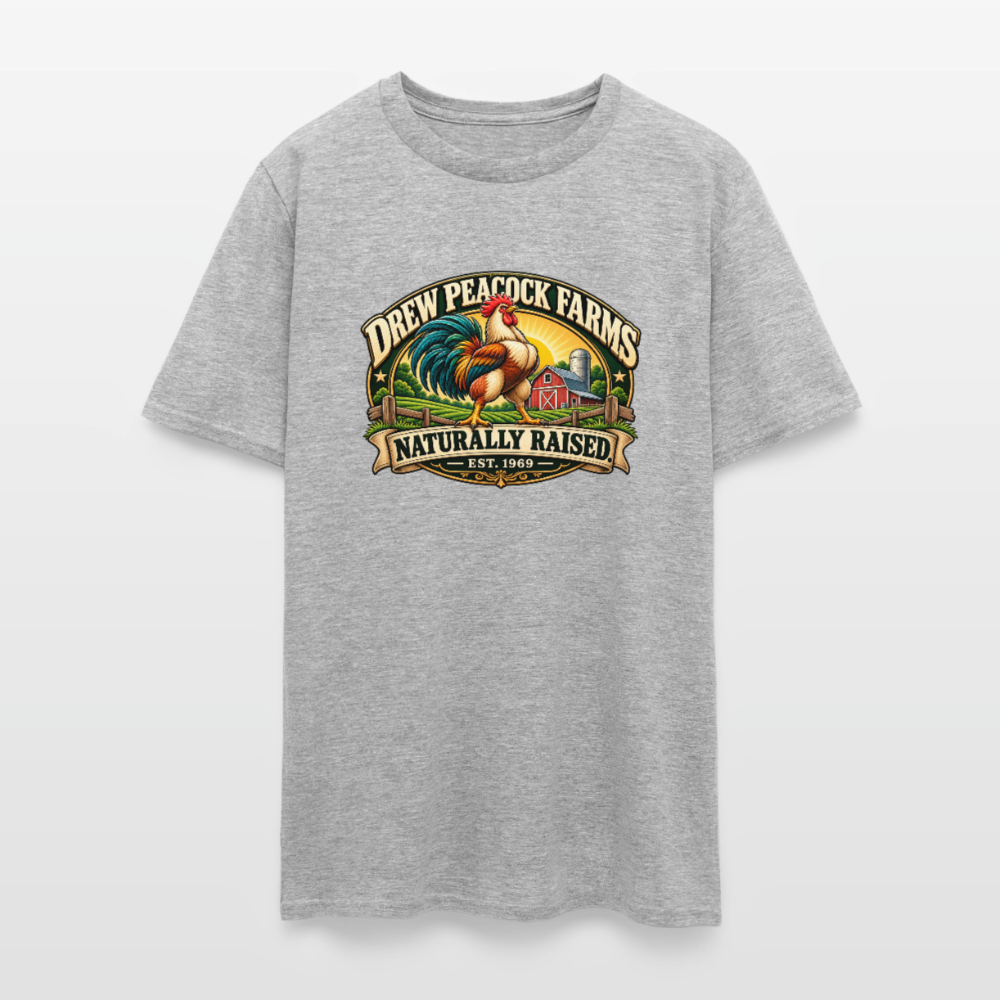 Drew Peacock Farms T-Shirt - heather gray