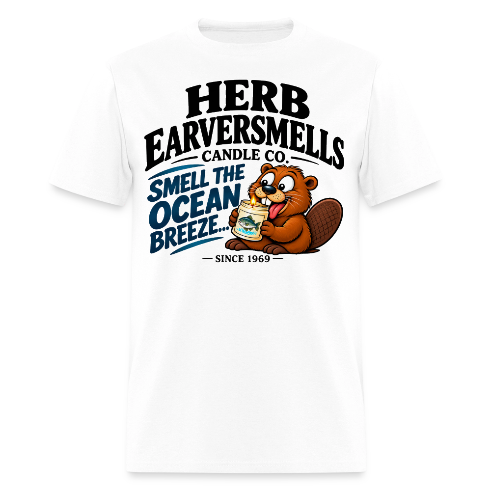 Herb Eaversmells Candle Company T-Shirt Color: White