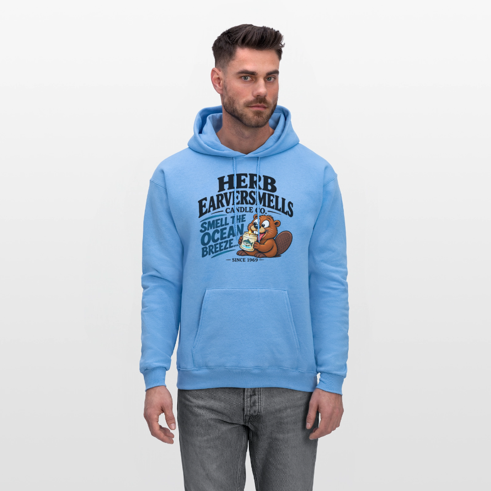 Herb Eaversmells Candle Company Hoodie Color: Heather Gray