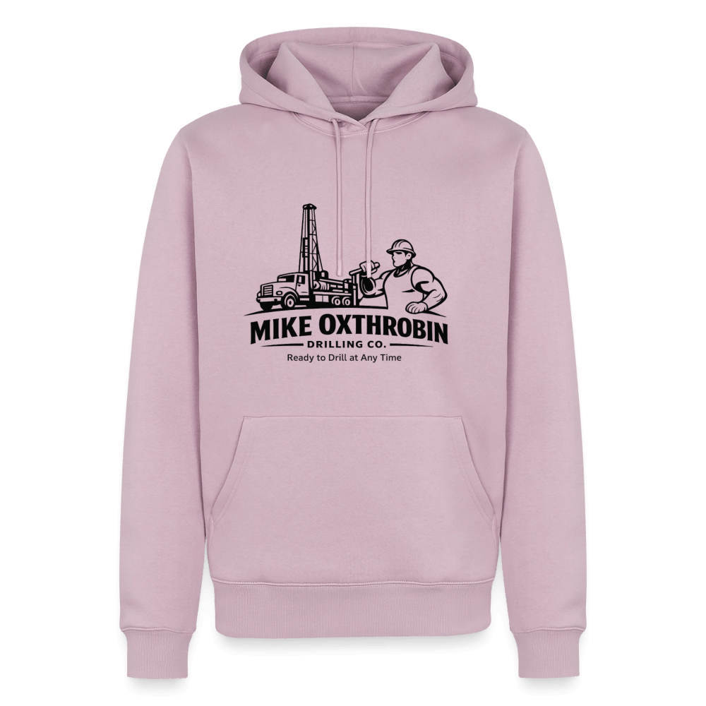 Mike Oxthrobin Drilling Co Funny Premium Hoodie Color: Dusty Pink