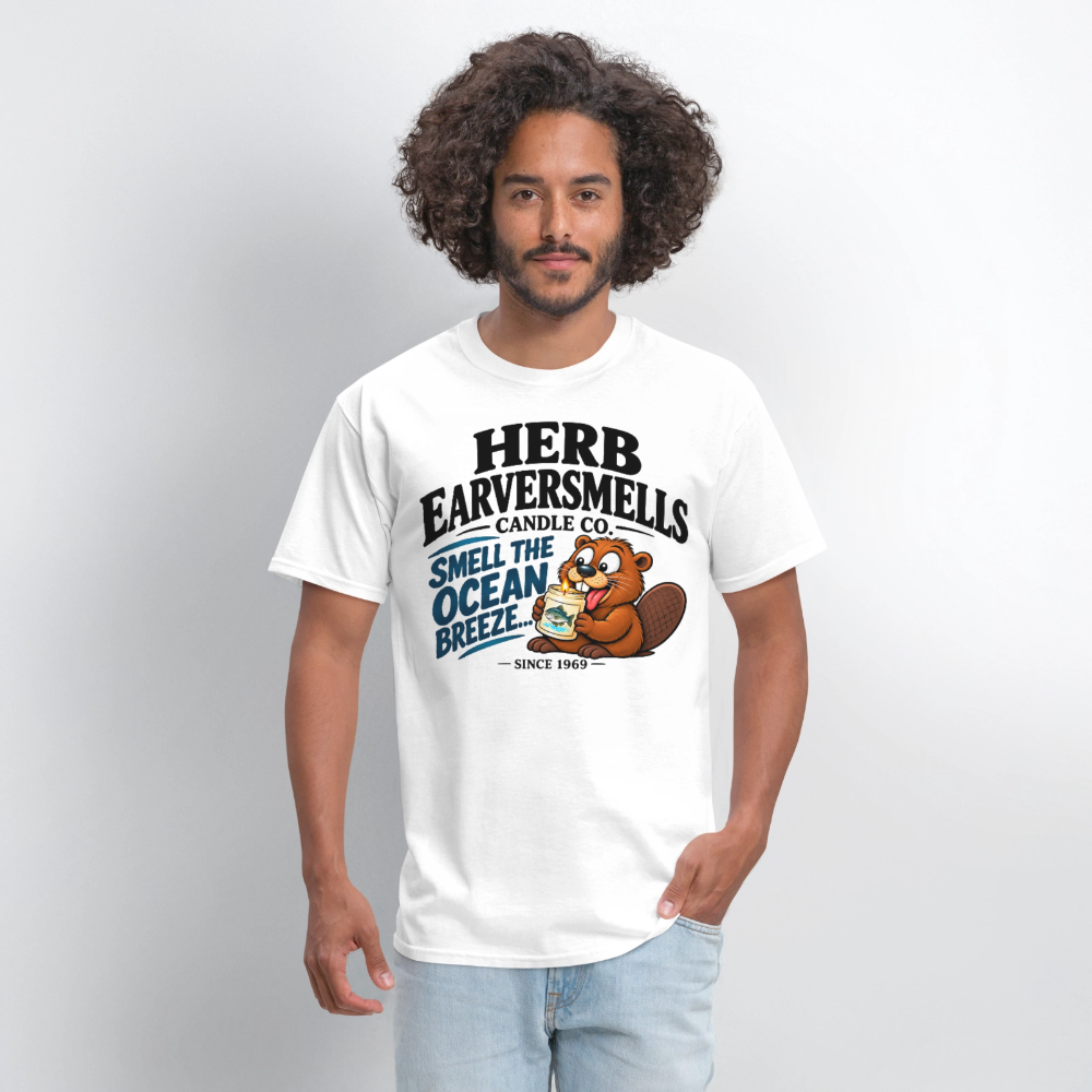 Herb Eaversmells Candle Company T-Shirt Color: White