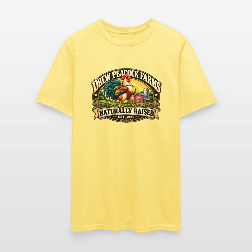 Drew Peacock Farms T-Shirt - cornsilk