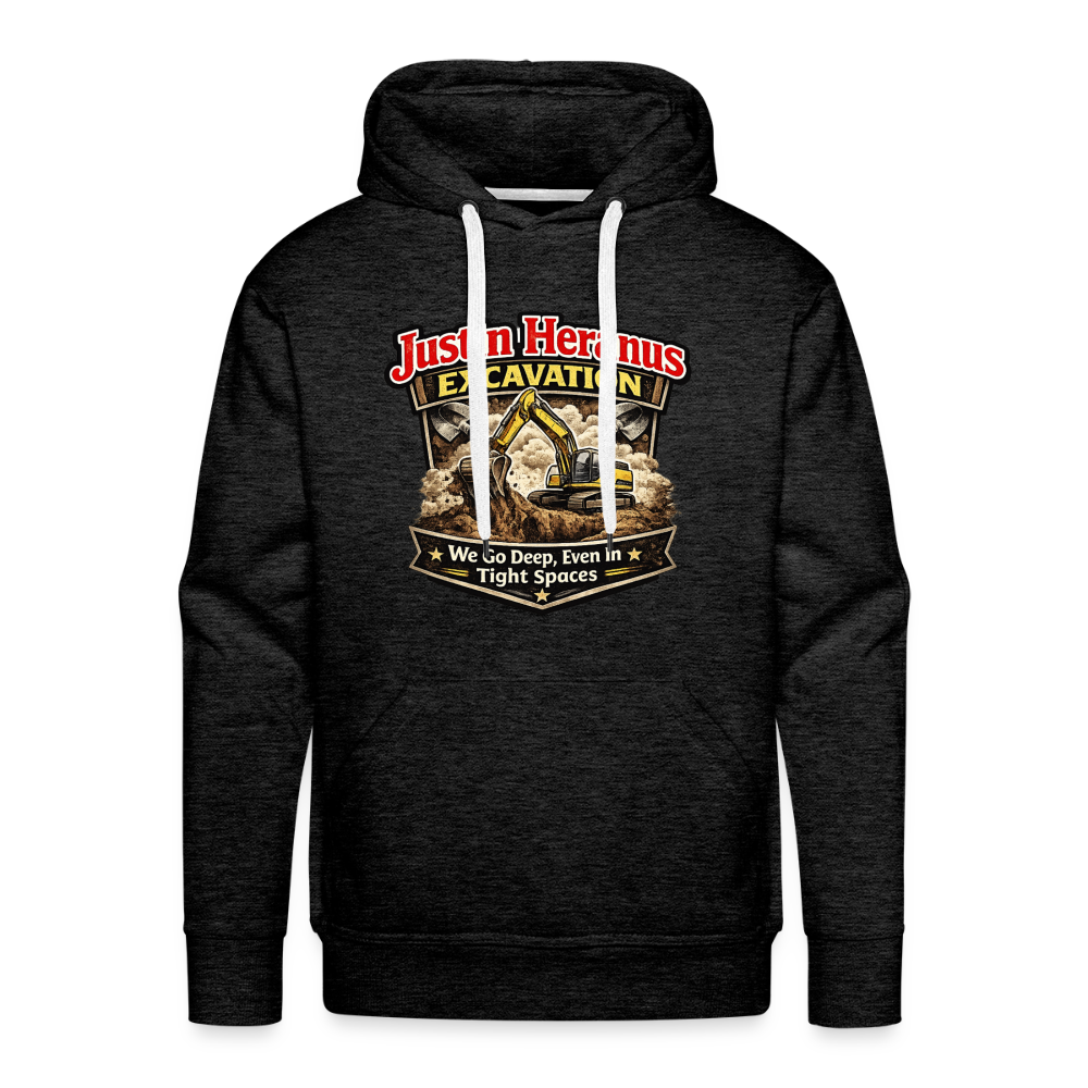 Justin Heranus Excavation Premium Hoodie - charcoal grey