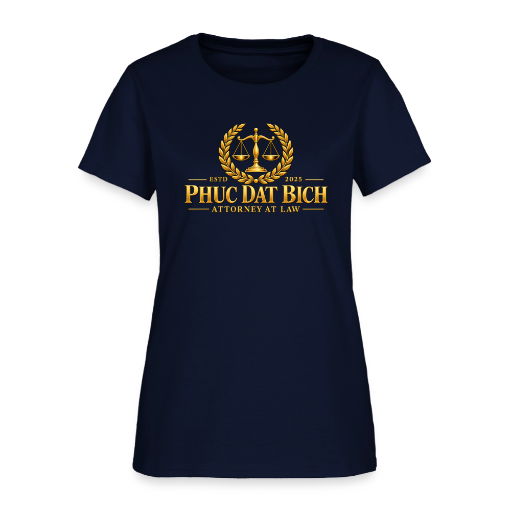 Phuc Dat Bich Attorney At Law Women's T-Shirt - navy