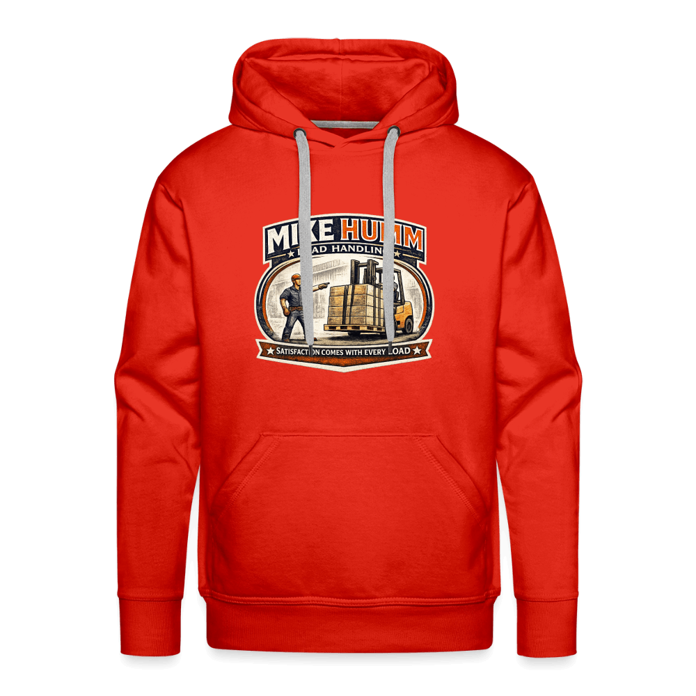 Mike Humm Load Handling Premium Hoodie Color: Red