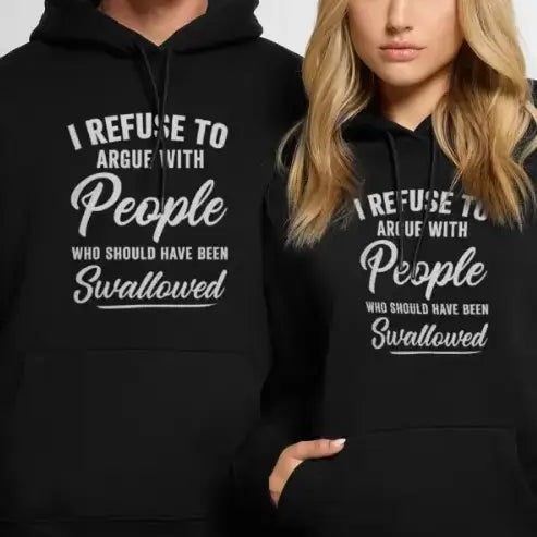 People Who Should Have Been Swallowed Hoodie Color: Black