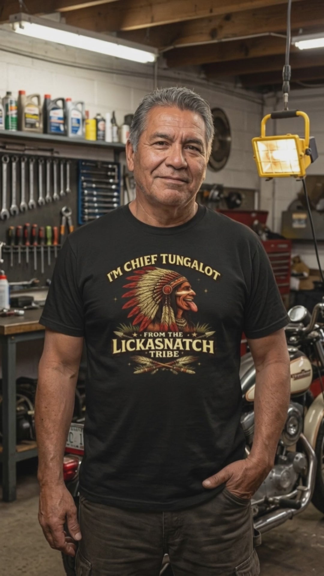 I'm Chief Tungalot From Lickasnatch Tribe T-Shirt