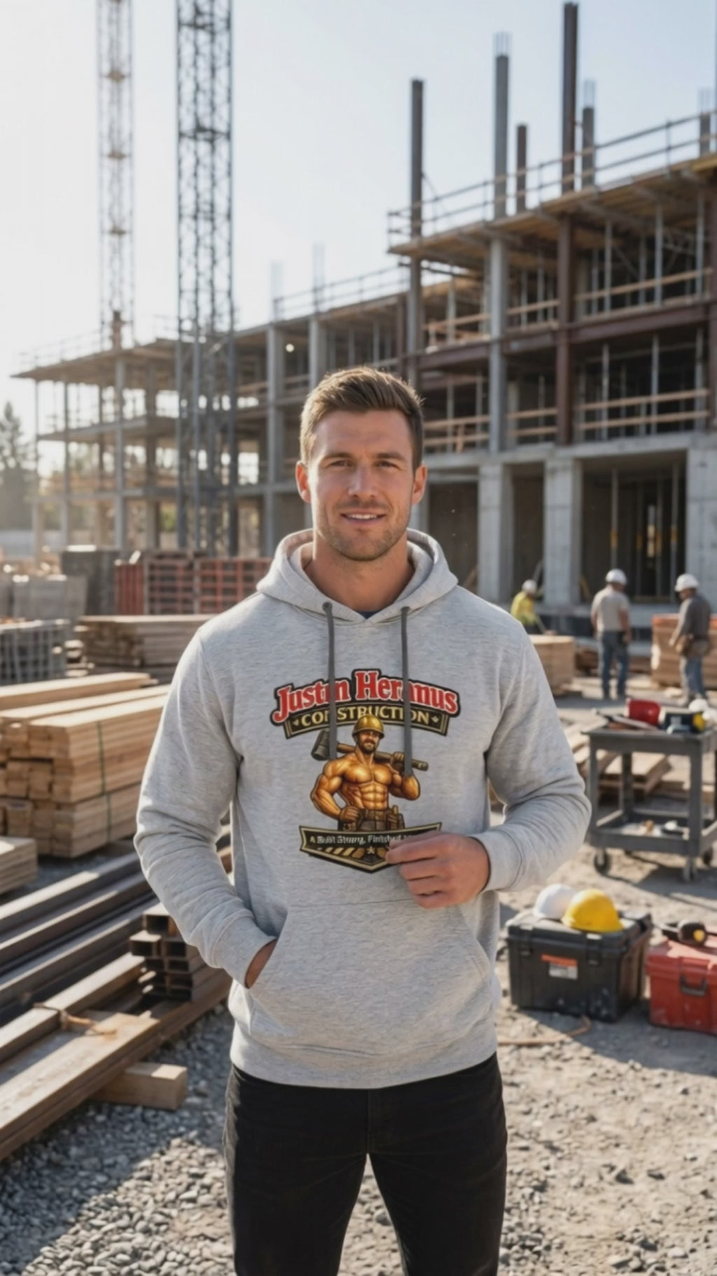 Justin Heranus Construction Hoodie Video
