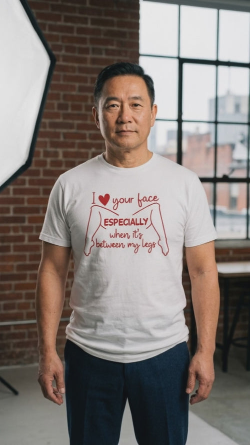 I Love Your Face Especially When It's Between My Legs T-Shirt Video