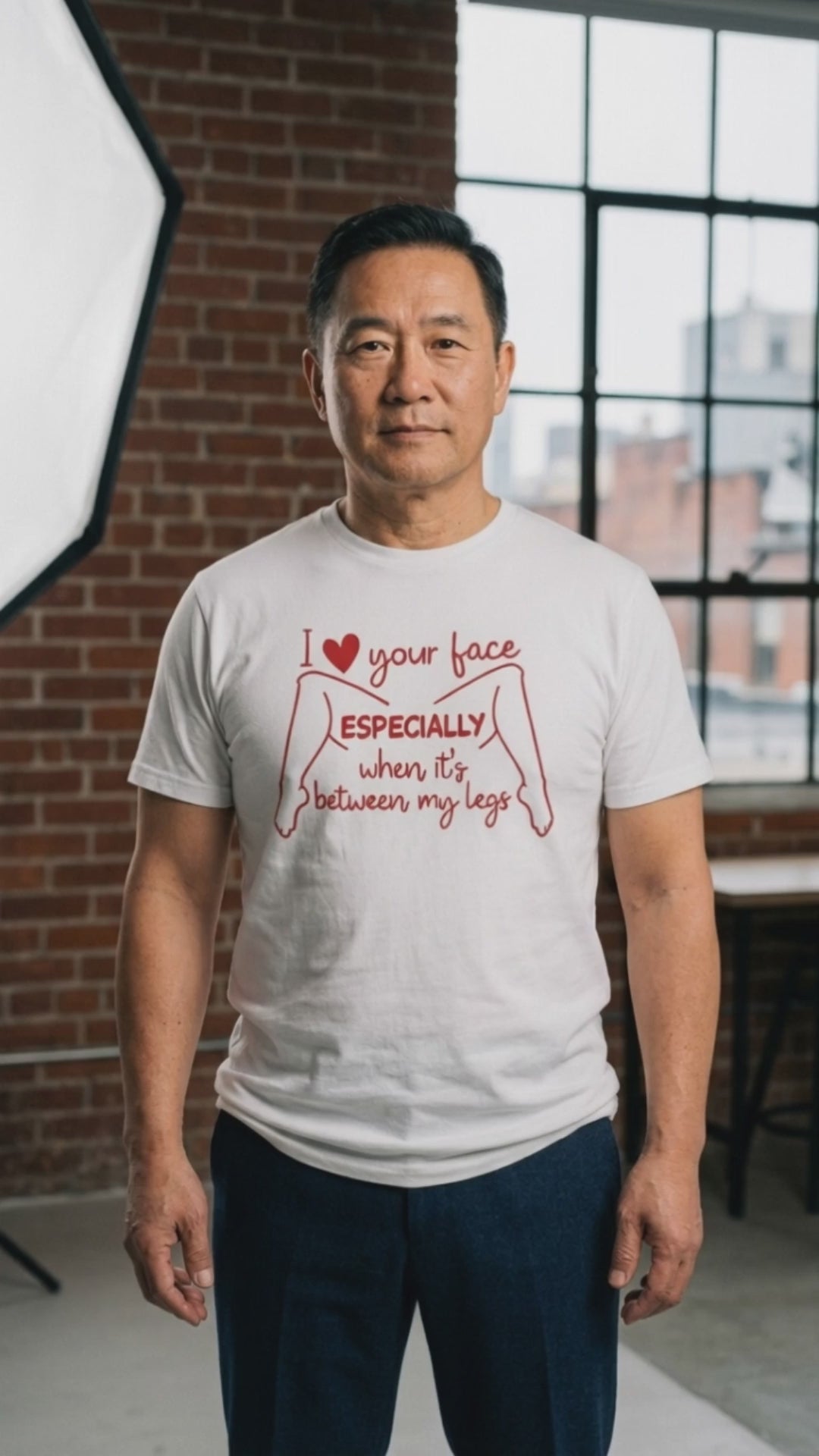 I Love Your Face Especially When It's Between My Legs T-Shirt Video