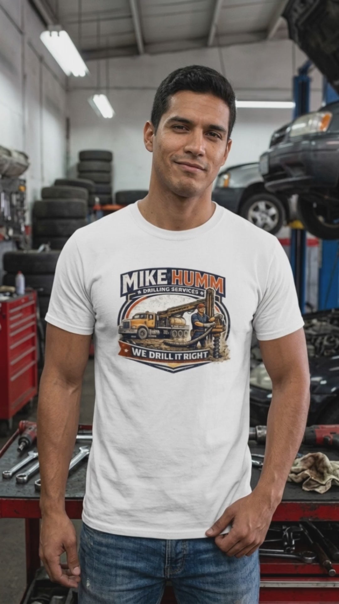 Mike Humm Drilling Service T-Shirt Video